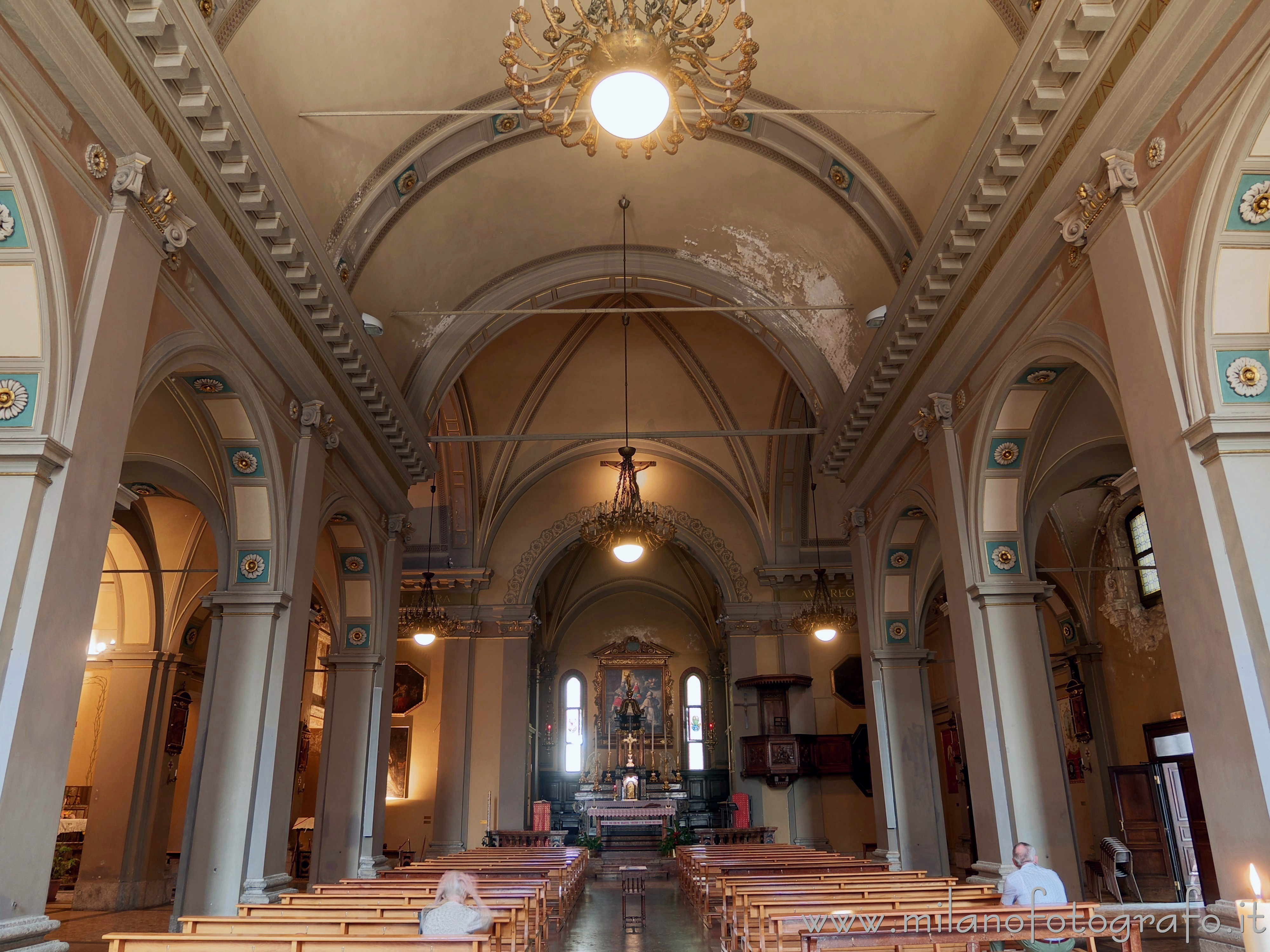 Milano - Interno dell'Abbazia di Casoretto